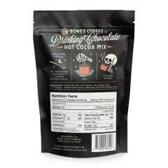 Bones Coffee Company Hot Chocolate Mix &ndash; Dairy Free Hot Cocoa with Natural Cane Sugar & Cacao Powder Drinking Chocolate with Mini Marshmallows