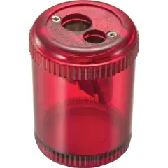Officemate Pencil/Crayon Sharpener Twin Red 1 3/8w x 1 3/8d x 2 1/8h 8/Pk 30240PK