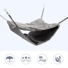 Unique Bargains Ferret Hammock Gray 1 Pc