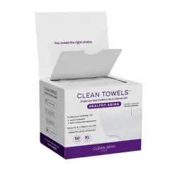 Clean Skin Club Clean Towels Healthy Aging - XL - 50ct