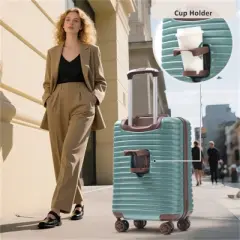 FATMOON Hardshell Luggage Set with TSA Lock, 360&deg; Spinner Wheels, Lightweight Durable Travel Suitcases for Women/Men Carry-On & Check-In