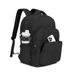 17 Inch Laptop Backpack for Women, Anti Theft Travel Backpack, Puffer Quilted Work Backpack