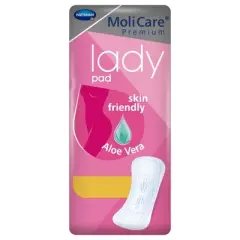 MoliCare Premium Lady Bladder Control Pads, Light Absorbency, 3 in x 8.5 in, 14 Count, 1 Pack