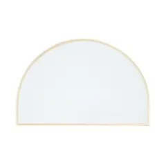 U Brands 15"x23" Metal Frame Arch Dry Erase Board Gold: Magnetic Whiteboard, Wall Mount, Includes Hardware