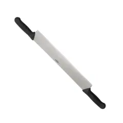 Winco KCP-15 15" Cheese Knife With Double Black Polypropylene Handles