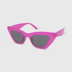 Women's Milky Plastic Cateye Sunglasses - Wild Fable&trade; Fuschia Pink