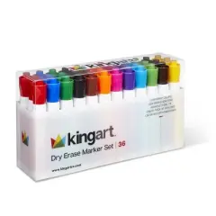 KINGART Dry Erase Markers 36 pc
