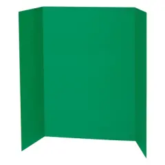 Pacon&reg; Presentation Board, Green, Single Wall, 48" x 36", Pack of 6