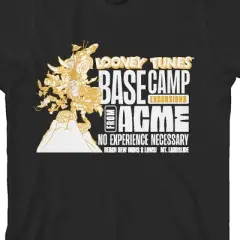 Looney Tunes Base Camp Exclusive Black T-shirt Toddler Boy to Youth Boy