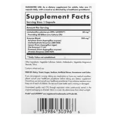 Solgar Probi Plus Enzyme, Probiotic Enzyme Complex, 20 Billion CFUs, 30 Capsules