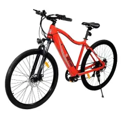 GOTRAX Adult Alpha 29" Step Over Electric Cruiser Bike - Red