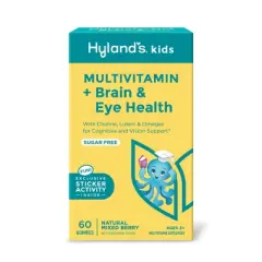 Hyland's Naturals Kids' Sugar Free Multivitamin + Brain & Eye Health - 60ct