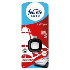 Febreze Car Auto Old Spice: Phthalate-Free Car Vent Clip Freshener, Adjustable Scent, Disposable, 40-Day Duration