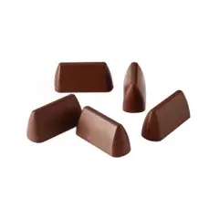 Silikomart Silicone Mold Gianduiotto 0.47 Oz, 2" x 11/16" x 15/16" High, 24 Cavities