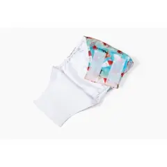 Midlee Christmas Pattern Reusable Dog Belly Bands - 2 Pack