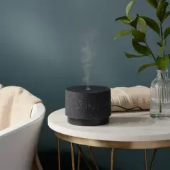 Black Terrazzo Essential Oil Diffuser - Threshold&trade;: Ultrasonic, Aromatic Mist, Auto Shut-Off
