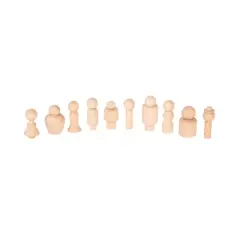 TickiT Wooden Community Figures, Set of 10