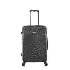 DUKAP Inception Lightweight Hardside Large Checked Spinner Suitcase