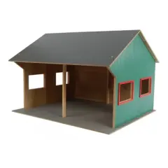 Universal Hobbies 1/16 Farm Machinery 2 Bay Shed with High Roof, 610263