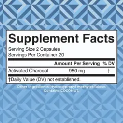 MaryRuth's Charcoal Capsules, 40 ct