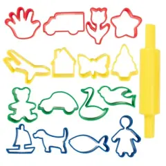 READY 2 LEARN&trade; Dough Roller & Cutters - Set of 17