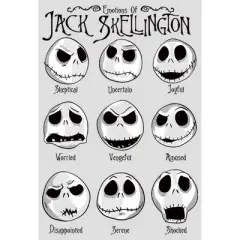 Women's The Nightmare Before Christmas Emotional Jack Racerback Tank Top