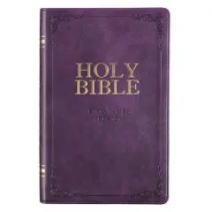 KJV Gift Edition Bible Purple - (Leather Bound)