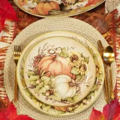 Certified International Set of 4 Autumn Breeze Salad Plates