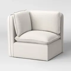 6pc Haven French Seam Modular Sectional Cream - Threshold&trade;