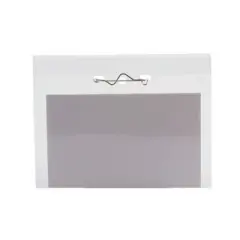 SICURIX Pin Style ID Badge Holder Kit with Printable Inserts, 4" x 3", Pack of 100