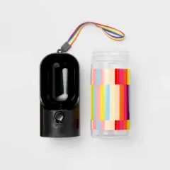 Pride 14 fl oz Dog Water Bottle - Black
