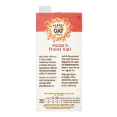 Planet Oat Shelf Stable Original Oat Milk - 32 fl oz