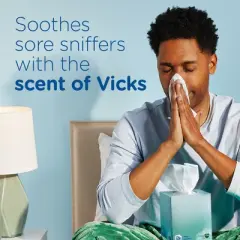 Puffs Plus Lotion with Scent of VICKS Facial Tissue