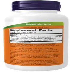 Maca 750 mg Raw by Now Foods  -  90 VegCap