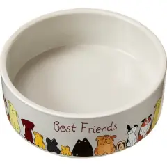 Spot - Best Friends - Stoneware Dog Dish