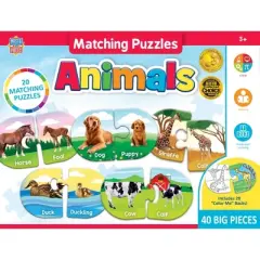 MasterPieces Kids Games - Educational Animals Matching Puzzle Matching Game