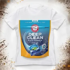 Arm & Hammer Deep Clean Stain Unit Dose Detergent - 44ct