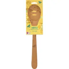 Talisman Designs Beechwood Slotted Spoon, Honey Bee Collection, Set of 1