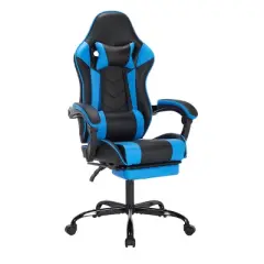 Ergonomic Video Gamer Chairs,Racing Office Chairs with Breathable Material and Footrest Adjustable Height for Office,Home-Tanpinhause