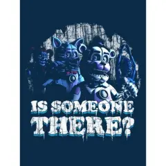 Five Nights at Freddy's Sister Location Is Someone There Boy's Navy T-shirt
