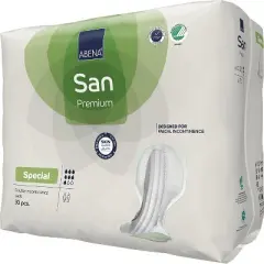 Abena San SPECIAL, Premium Incontinence Pads, Heavy Absorbency (One Size)