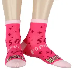 Wicked Not Your Basic Witch Women's Musical Movie Inspired 5-Pack Quarter Ankle Socks Multicolored