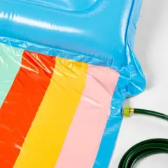 Rainbow Summertime Inflatable Water Slide - Sun Squad&trade;