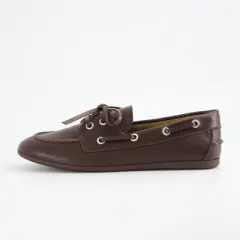 CUSHIONAIRE Women's Anchor Boat Shoe &ndash; Classic Slip-On Moccasin Loafer with Nautical Detailing + Memory Foam, Wide Widths Available