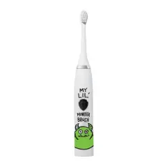 Made by Dentists Kids' Rechargeable Electric Toothbrush with 2 Replacement Heads and Charger - Monster