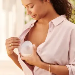 Munchkin Silicone Breast Milk Collector Cup with Storage Plug - 2pk