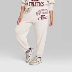 Women's Ascot + Hart Beverly Hills Graphic Joggers - Beige