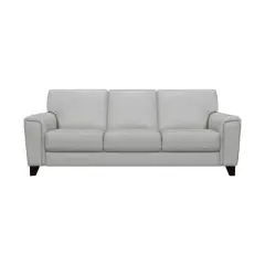 87" Bergen Genuine Leather Square Arm Sofa - Armen Living