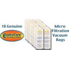Panasonic Types U, U-3, U-6-Micro Filtration Vacuum Cleaner Dust Bags 18 bags
