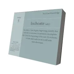 Trends International Inc. 2024 Daily Desk Calendar 4.25"x5" Words-a-Day